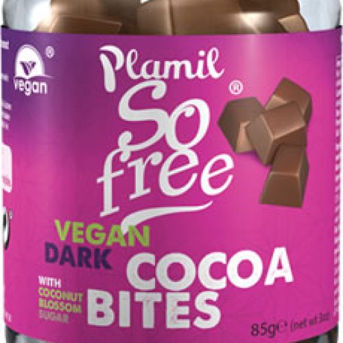 Morsi di Cioccolato Fondente Vegan della Plamil So Free Biologici 85g
